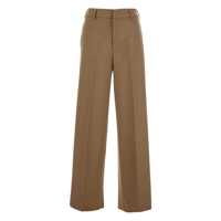 Pantaloni casual Beige Five Pocket Trousers In Wool Blend Woman Femei