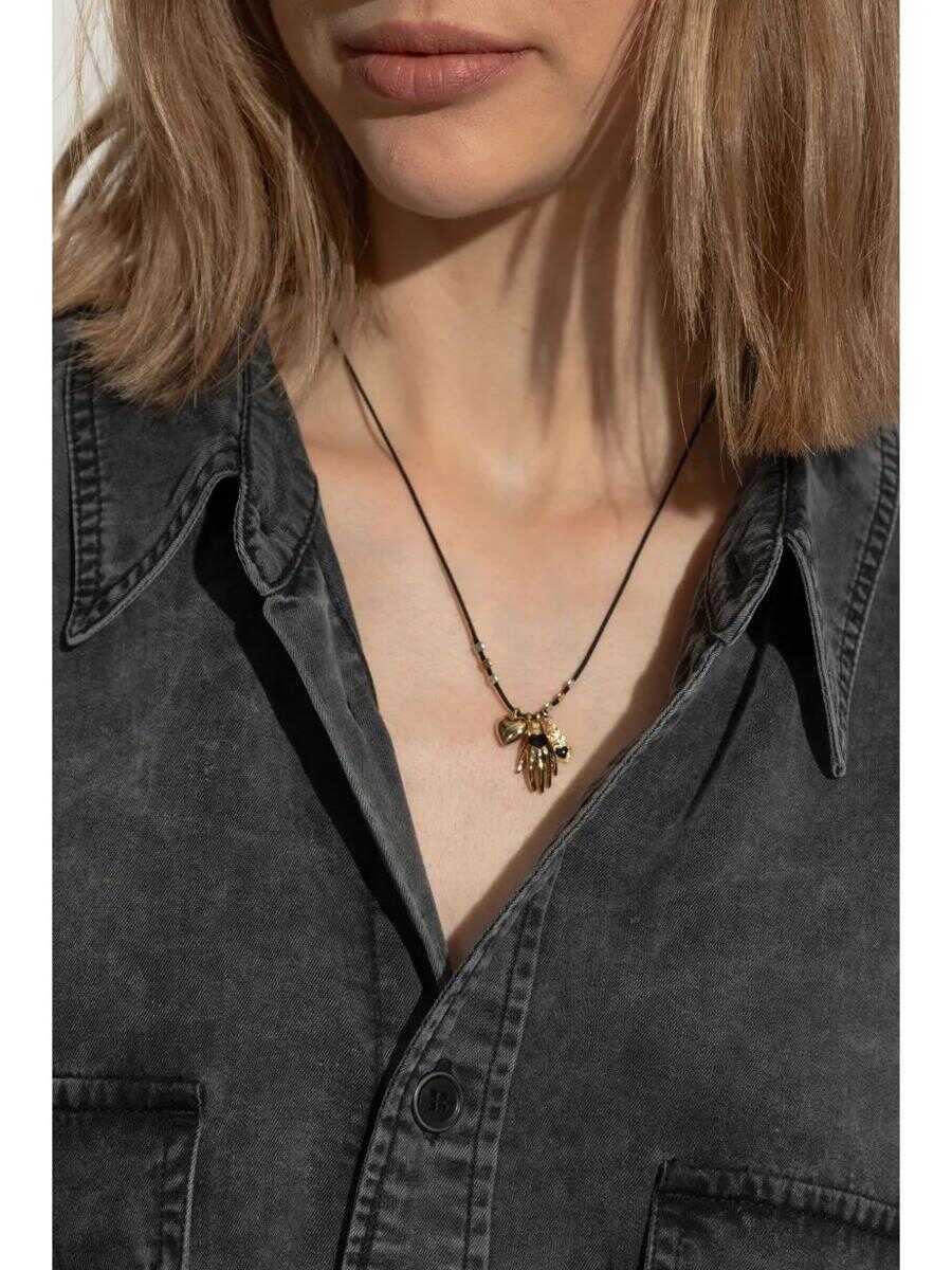 Bijuterii Isabel Marant Isabel Marant Necklace Collier Black Femei (BM 18768897) 1