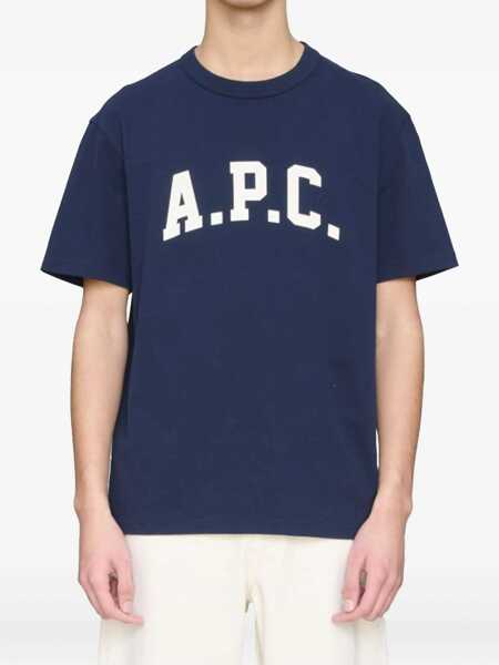 Topuri A.P.C. A.P.C. T-Shirts & Vests BLUE Barbati (BM 18768930) 2