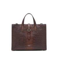 Genti de laptop & serviete Emporio Armani Leather Briefcase Barbati