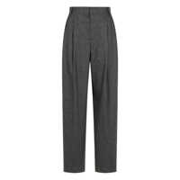 Pantaloni casual Emporio Armani Wool Checked Trousers Femei