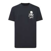 Tricouri Philipp Plein 'Skull & Bones' Print T-Shirt Barbati