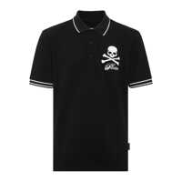 Tricouri Polo Philipp Plein 'Skull & Bones' Polo Shirt Barbati