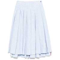 Fuste Thom Browne Pleated Tweed Skirt Femei