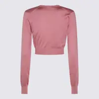 Imbracaminte Dama pagina 591 - Pulovere Dolce & Gabbana Dolce & Gabbana Pink Silk Knitwear ROSA POLVERE Femei (BM 18769395) - B-mall.ro