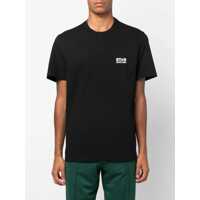 Tricouri Golden Goose pentru Barbati - Tricouri Golden Goose Black Crewneck T-Shirt With Logo On The Front And Back In Cotton Man Black Barbati (BM 18769839) - B-mall.ro