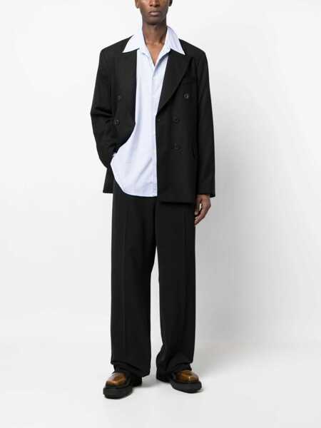 Sacouri OUR LEGACY Our Legacy Unconstructed Db Blazer Clothing BLACK PANAMA WOOL Barbati (BM 18770556) 2