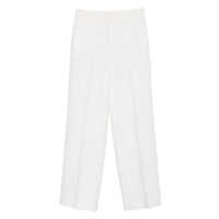 Pantaloni casual Via Masini 80 Straight-Leg Trousers Femei