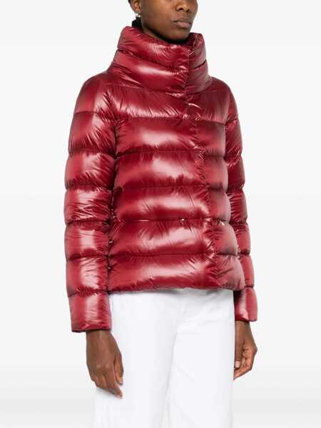 Paltoane Herno Herno Quilted High-Neck Down Jacket Red Femei (BM 18771132) 3