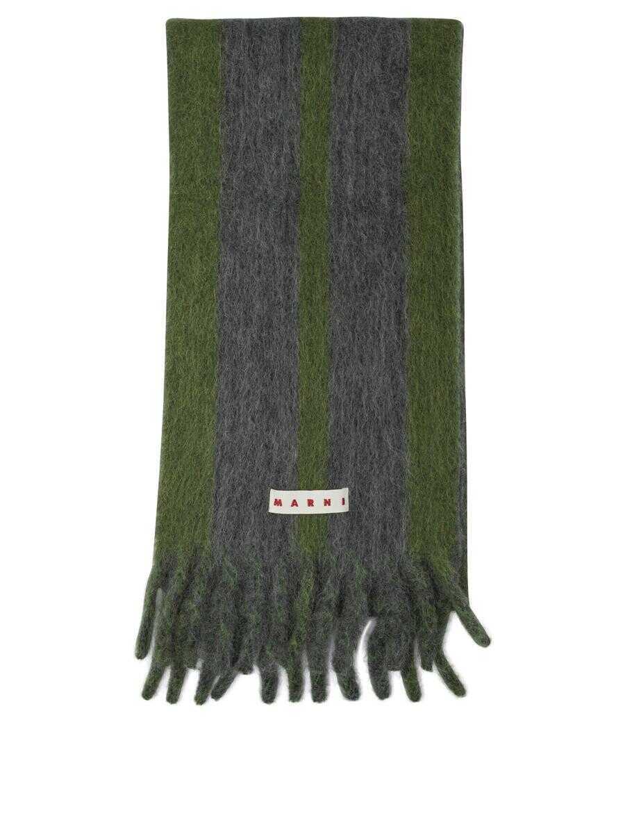 Esarfe Marni Marni Wool And Mohair Scarf GREY Femei (BM 18771549) 1