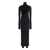 THE ANDAMANE Black Long Dress With High Neck And Cut-Out On The Back In Fabric Woman Black
