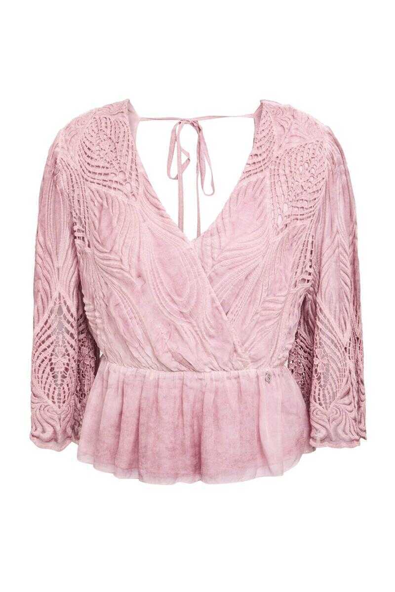 Topuri GUESS Guess Top ANTIQUE PINK Femei (BM 18772185) 1