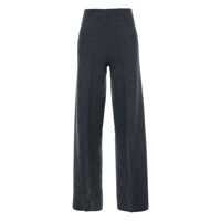 Pantaloni casual Grey Trousers With Back Pocket In Stretch Wool Woman Femei