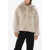 TATRAS Faux Fur Yumola Jacket With Hood Beige