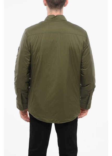 Jachete Moose Knuckles Lightweight Jacket With Snap Buttons Green Barbati (BM 18773209) 2