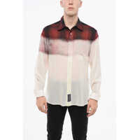 Camasi casual Mm1 Mm10 Gradient Effect Wool Casual Shirt Barbati