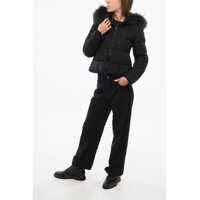 Imbracaminte Dama pagina 408 - Geci de iarna TATRAS Nylon Aveci Down Jacket With Fur Hood Black Femei (BM 18773251) - B-mall.ro