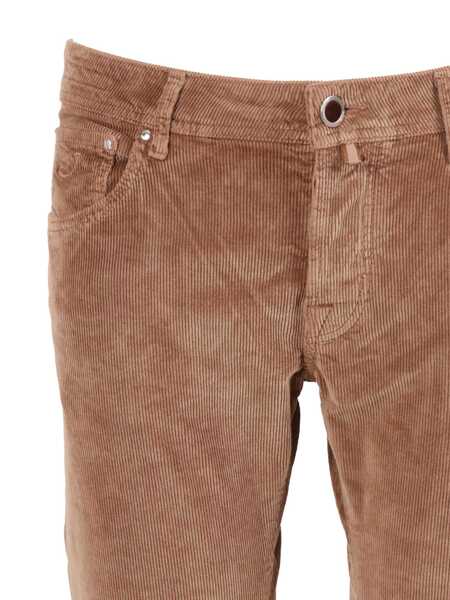 Blugi drepti Jacob Cohen 5 POCKETS SLIM FIT PANTS Brown Barbati (BM 18774225) 3