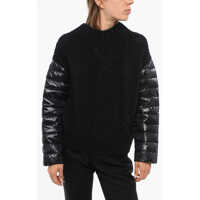 Pulovere casual Resort Hybrid Pullover With Quilted Sleeves Femei