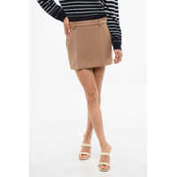 Fuste scurte Twill Miniskirt Withton On Ton Logo Femei