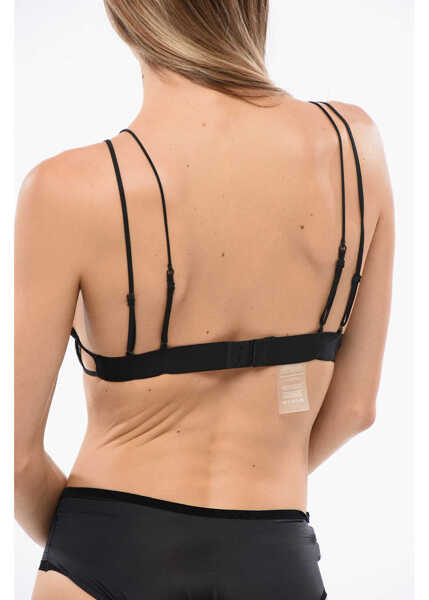 Sutiene NENSI DOJAKA Sheer Silk Bra Black Femei (BM 18774343) 2