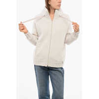 Bluze de trening Resort Wool Blend Pullover With Nylon Lining Femei