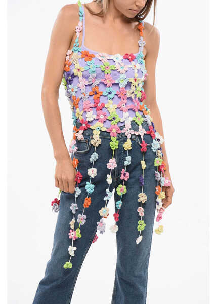 Bluze MATIM Openwork Floral-Motif Top Multicolor Femei (BM 18774352) 1