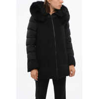 Geci de iarna Down Fresia Jacket With Fox Fur Hood Femei