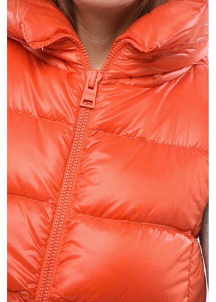 Geci de iarna Herno Globe Hooded Sleeveless Down Jacket Orange Femei (BM 18774511) 3