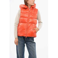 Geci de iarna Globe Hooded Sleeveless Down Jacket Femei