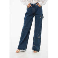 Blugi drepti Eyelet All-Over Salma Carpenter Jeans Femei