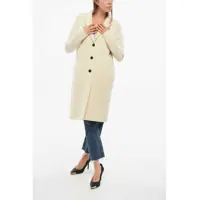 Imbracaminte Dama pagina 408 - Paltoane Harris Wharf London Virgin Wool Boiled Coat With 3 Buttons Beige Femei (BM 18774523) - B-mall.ro