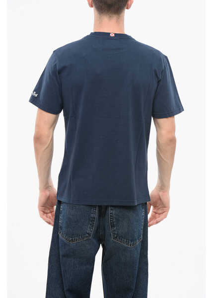 Tricouri Mc2 Saint Barth Printed Spider Man Crew-Neck T-Shirt Blue Barbati (BM 18774529) 2