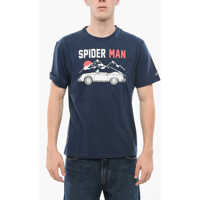 Tricouri Printed Spider Man Crew-Neck T-Shirt Barbati