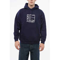 Bluze de trening Cotton Hoodie With Contrasting Logo Barbati