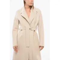Imbracaminte Dama pagina 575 - Paltoane Harris Wharf London Virgin Wool Maxi Coat With Belt Beige Femei (BM 18774553) - B-mall.ro