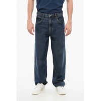 Blugi drepti Visible Stitching Baggy Fit Jeans Barbati