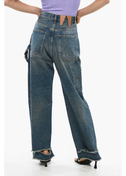 Blugi drepti DARKPARK Frayed Hem Loose Fit Lisa Carpenter Jeans 24Cm Blue Femei (BM 18774568) 2