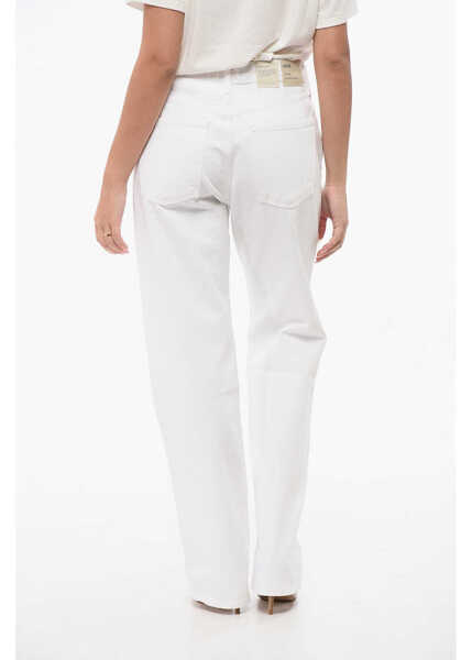 Blugi drepti AGOLDE Light Wash Straight Leg Fran Jeans White Femei (BM 18774694) 2