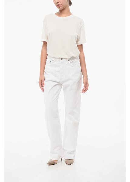 Blugi drepti AGOLDE Light Wash Straight Leg Fran Jeans White Femei (BM 18774694) 4