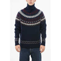 Pulovere Barbour Turtleneck Wool Roose Fair Isle Sweater