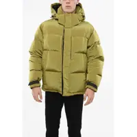Geci de iarna Hooded Puffer Down Jacket With Hidden Closure Barbati