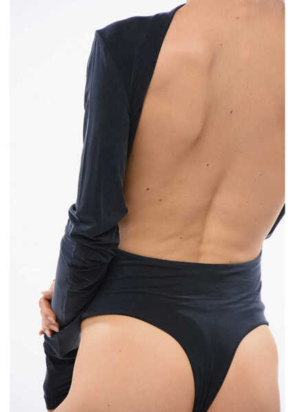 Bluze THE ANDAMANE Open Back Sabrina Body Blue Femei (BM 18774769) 3