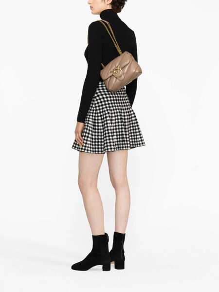 Genti de umar Pinko Love Mini Puff Shoulder Bag BISCOTTO ZENZERO-ANTIQUE GOLD Femei (BM 18774874) 2