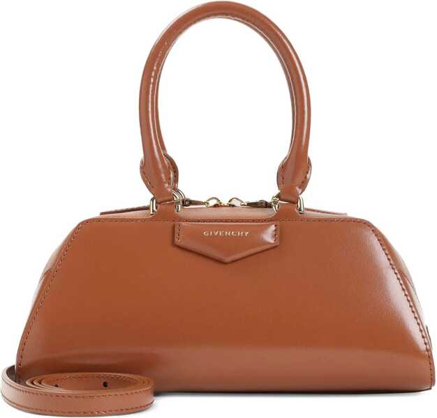 Genti de mana Givenchy Antigona East-West mini Handbag CARAMEL BROWN Femei (BM 18774883) 1