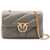 Pinko Love Classic leather Shoulder Bag GRIGIO ASFALTO 1 - ANTIQUE GOLD