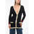 Gucci Cotton Maxi Cardigan With Lurex Detail Midnight Blue