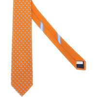 Cravate pentru Barbati - Cravate Ferragamo Seal Print Tie ORANGE Barbati (BM 18775111) - B-mall.ro