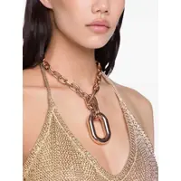 Coliere Dama - Coliere RABANNE Necklace Link Xl PINK Femei (BM 18775126) - B-mall.ro