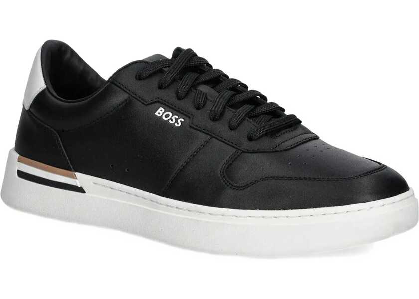 Sneakers Hugo Boss Leather Sneaker BLACK Barbati (BM 18775180) 2